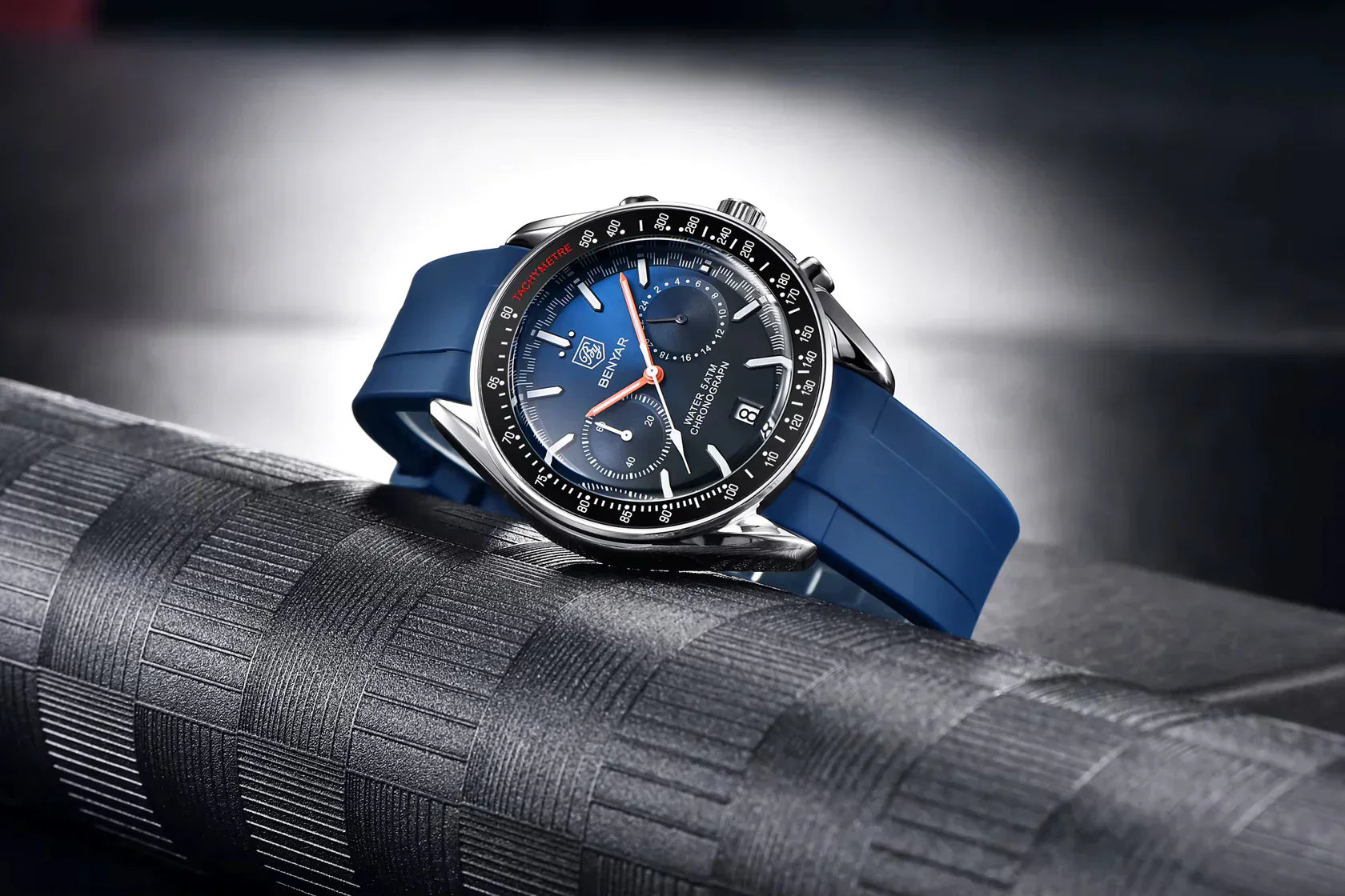 BENYAR Men’s Luxury Chronograph Watch – Waterproof, Stainless Steel