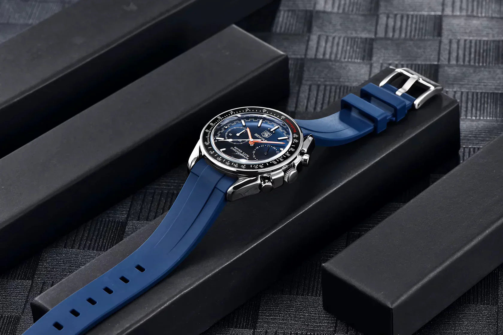 BENYAR Men’s Luxury Chronograph Watch – Waterproof, Stainless Steel