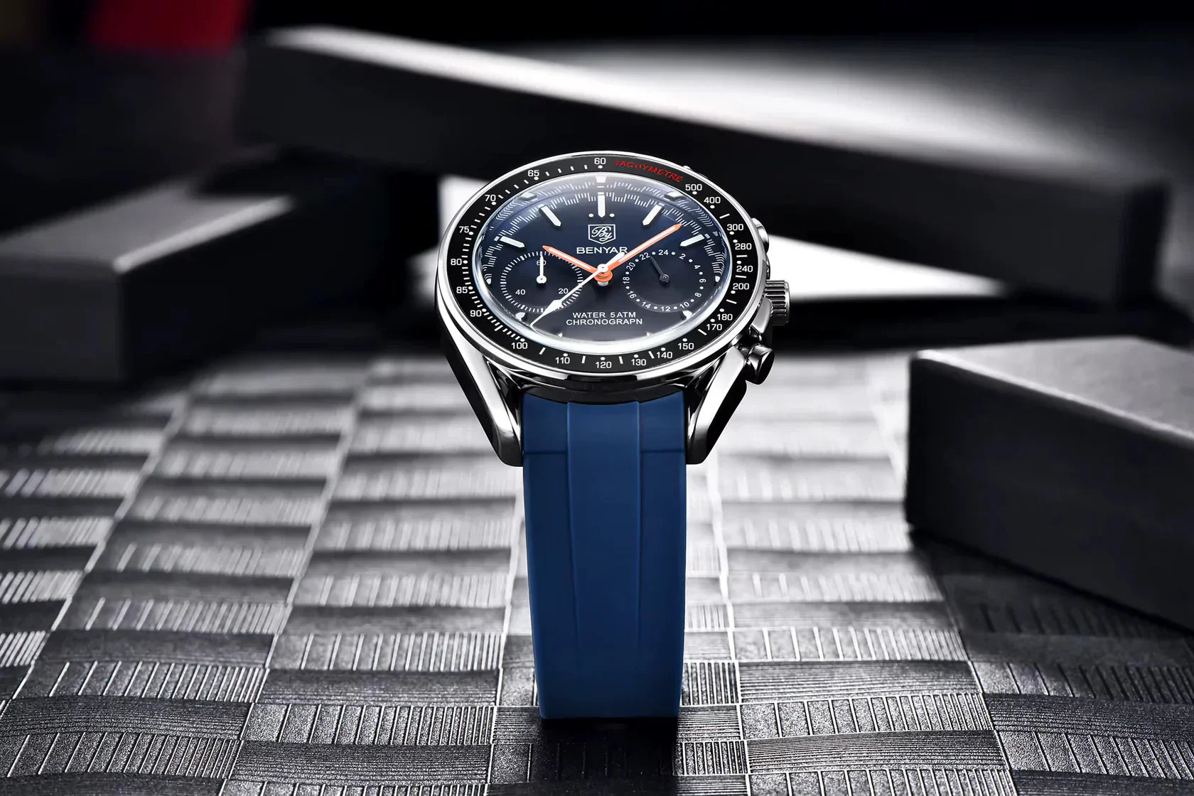 BENYAR Men’s Luxury Chronograph Watch – Waterproof, Stainless Steel