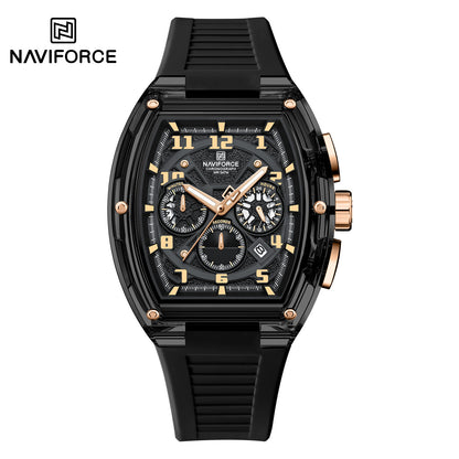 Naviforce NF6118 Men's Chronograph Silicone Strap Quartz Watch