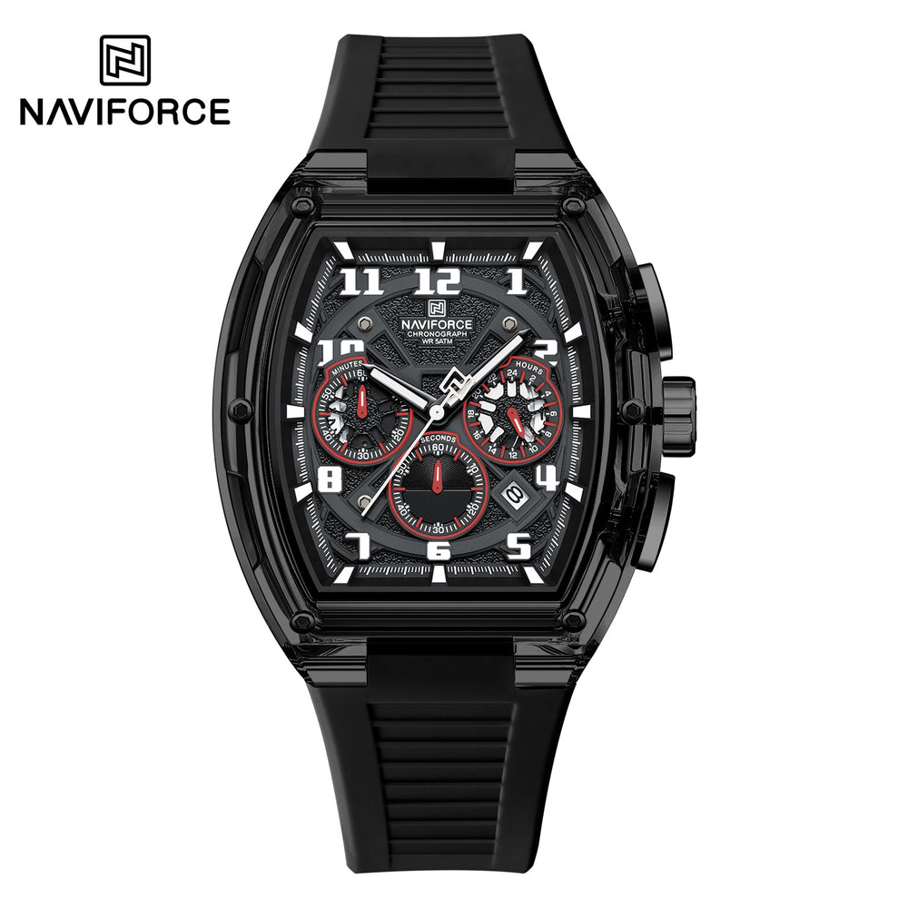 Naviforce NF6118 Men's Chronograph Silicone Strap Quartz Watch
