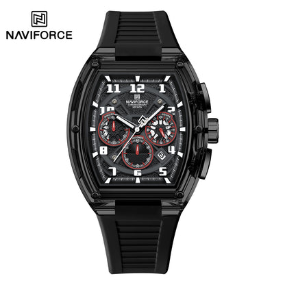 Naviforce NF6118 Men's Chronograph Silicone Strap Quartz Watch