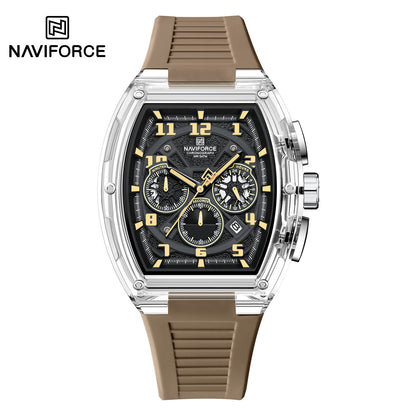 Naviforce NF6118 Men's Chronograph Silicone Strap Quartz Watch