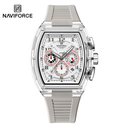Naviforce NF6118 Men's Chronograph Silicone Strap Quartz Watch