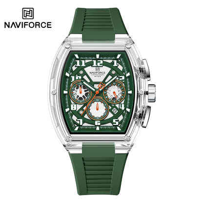 Naviforce NF6118 Men's Chronograph Silicone Strap Quartz Watch